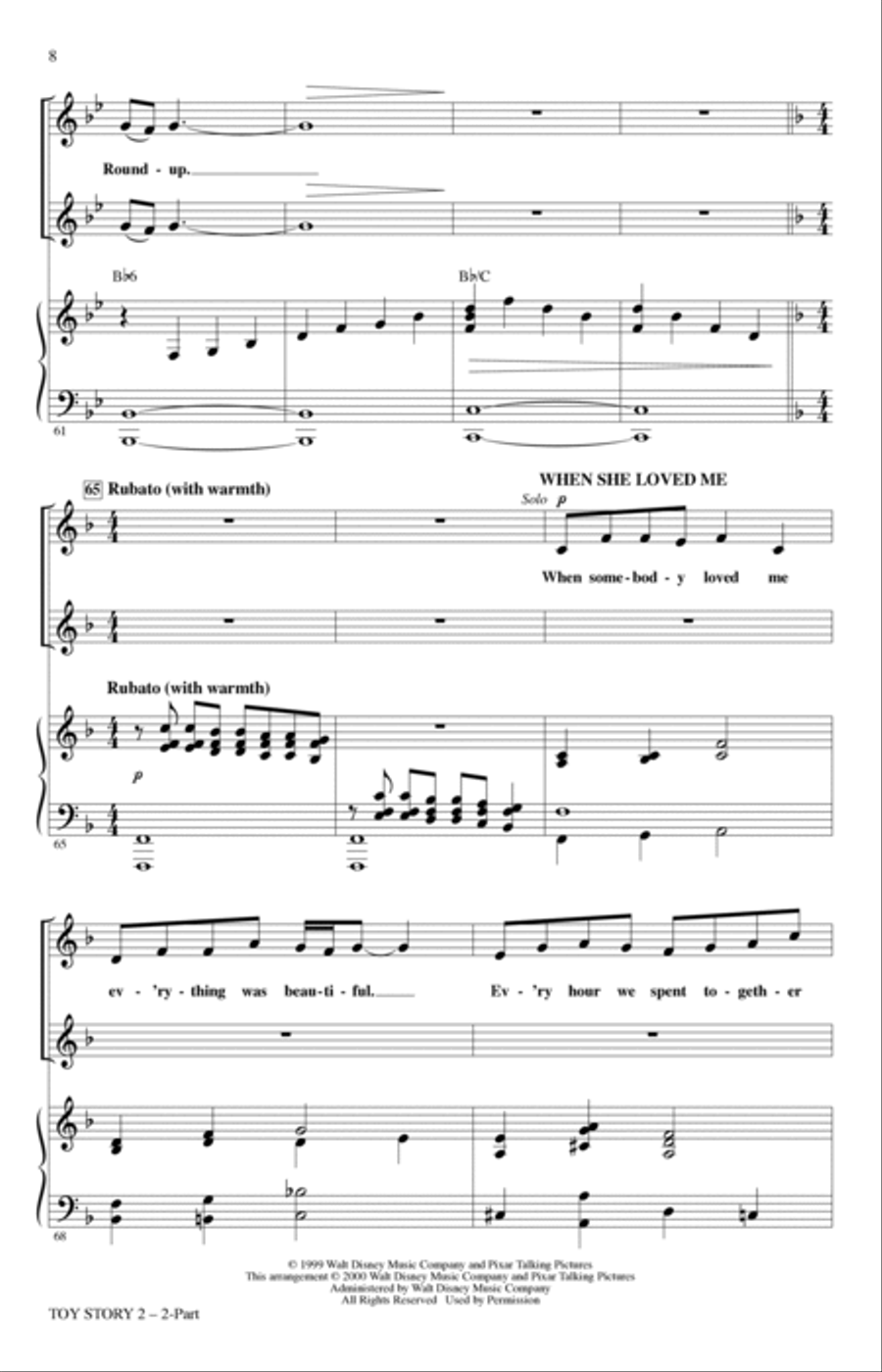 Toy Story 2 (Medley) (arr. Mac Huff) 2-Part scores gallery preview page 6