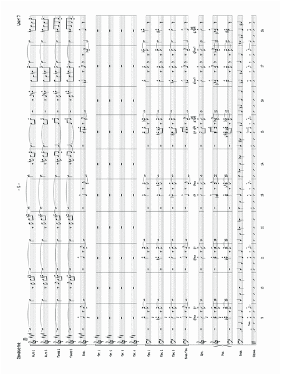 Unit 7 Jazz Ensemble scores gallery preview page 3
