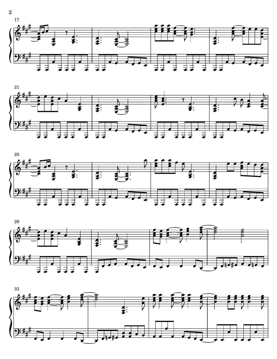 Crazy Train Crazy Train Piano Solo scores gallery preview page 2