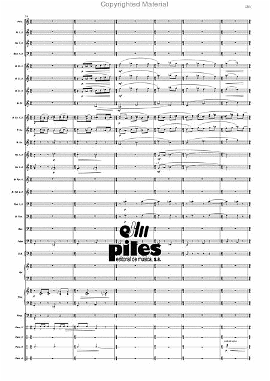 Duende Duende Concert Band scores gallery preview page 22