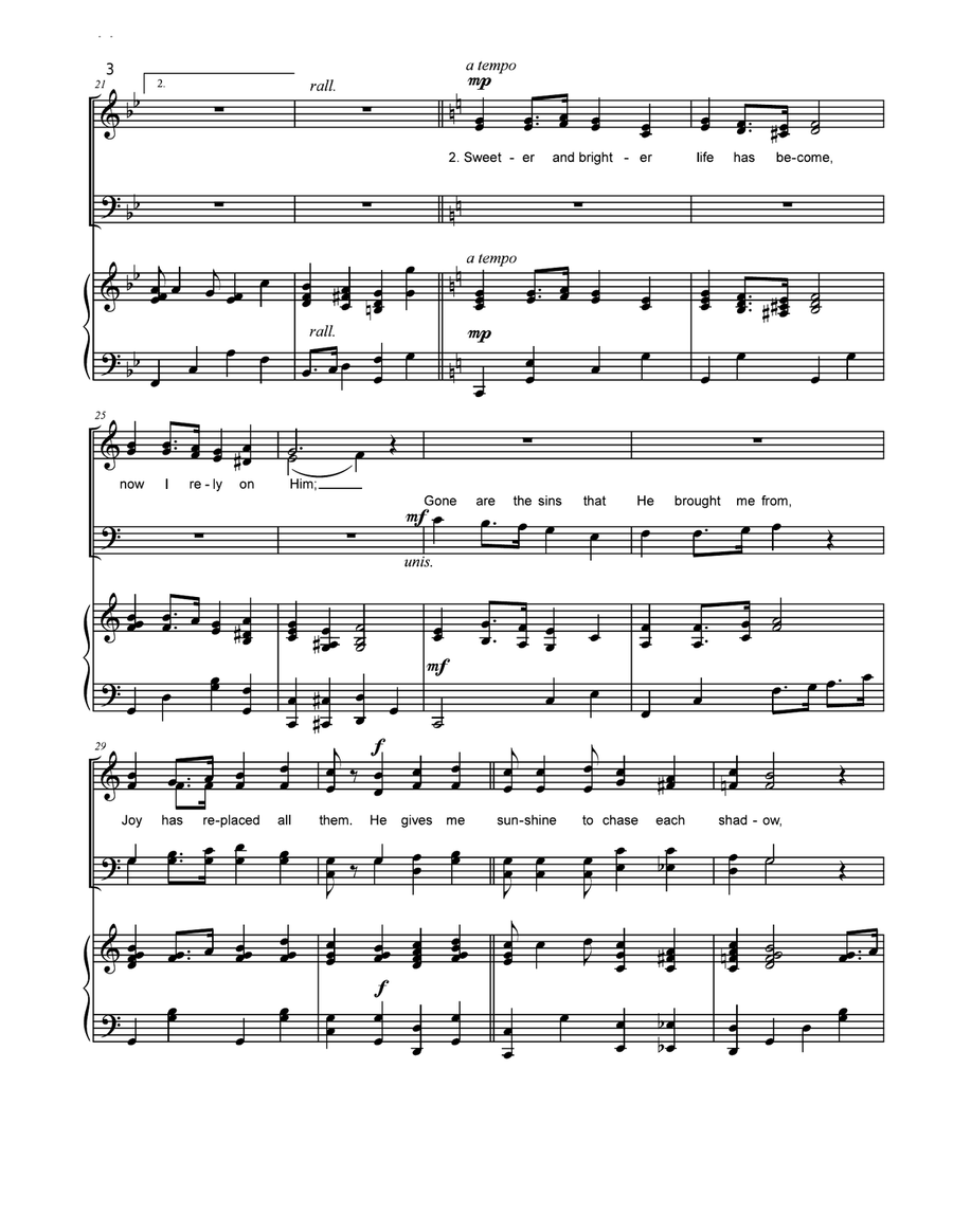 That's Why I Love Him So 4-Part scores gallery preview page 3