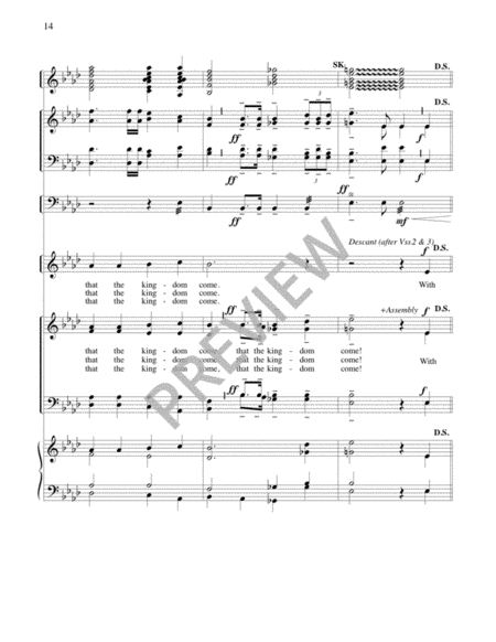 With Songs of Jubilation - Full Score and Parts