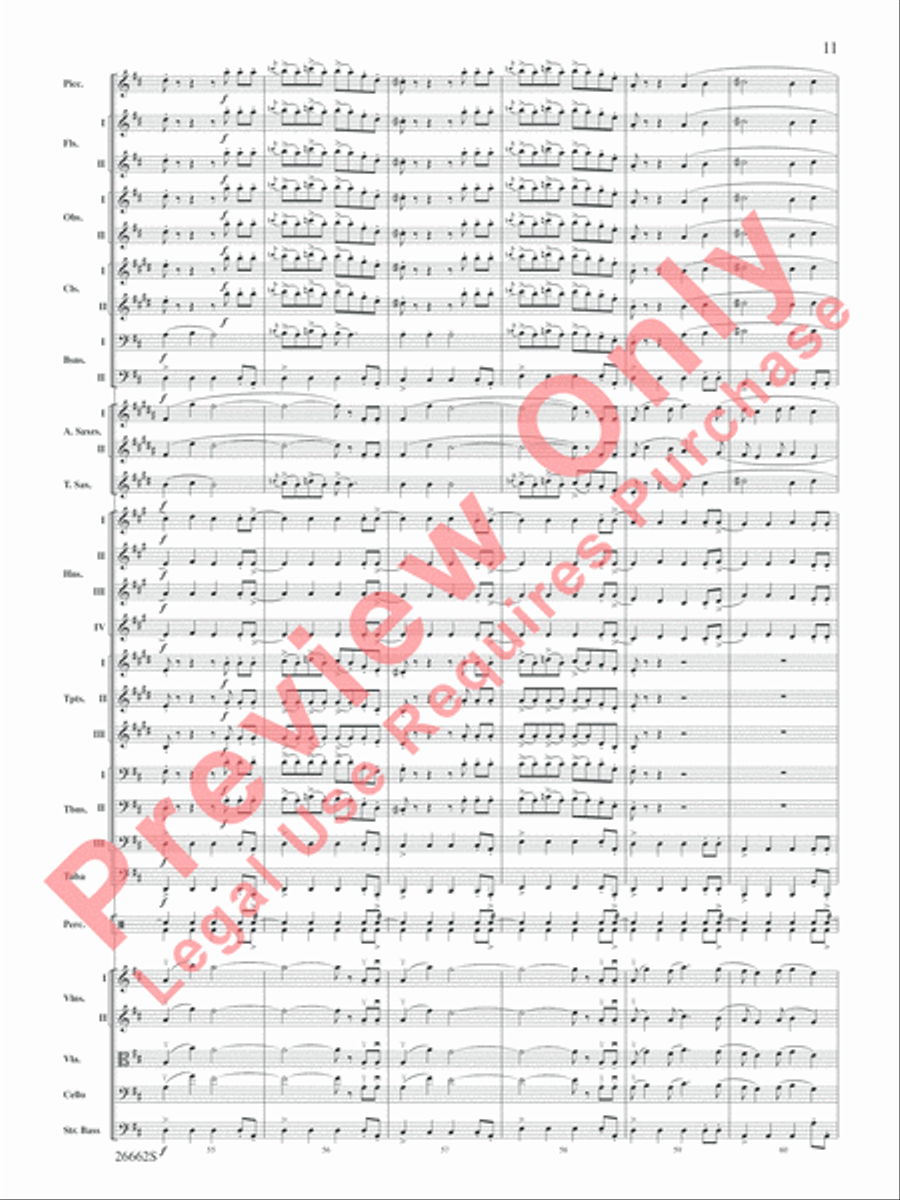 Blue Tango Blue Tango Full Orchestra scores gallery preview page 12