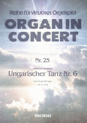 Ungarischer Tanz Nr. 6 Fur Elektronische Orgel