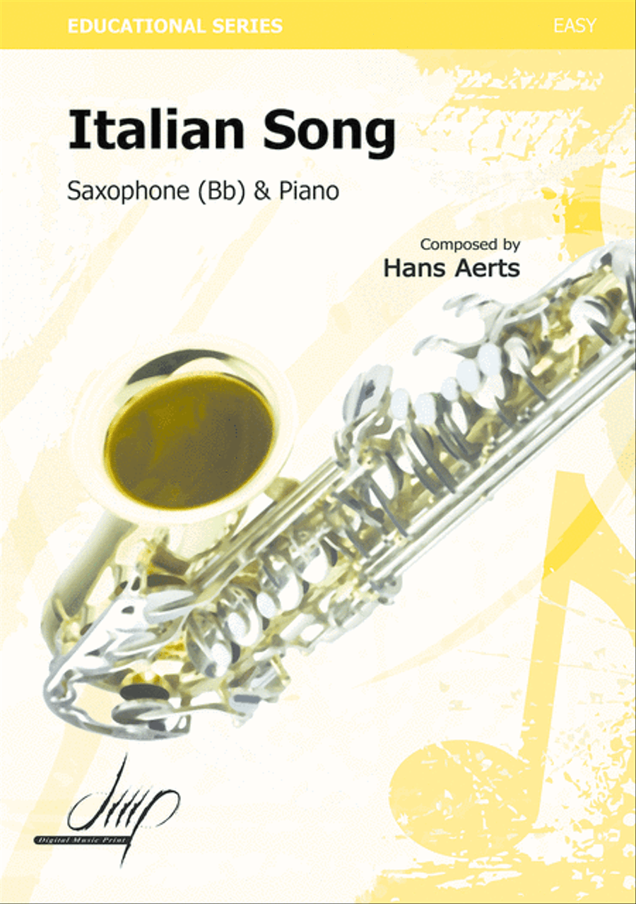 Italian Song Tenor Saxophone scores gallery preview page 1