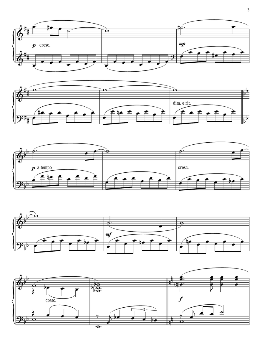 Julia (arr. Phillip Keveren) Piano Solo scores gallery preview page 3