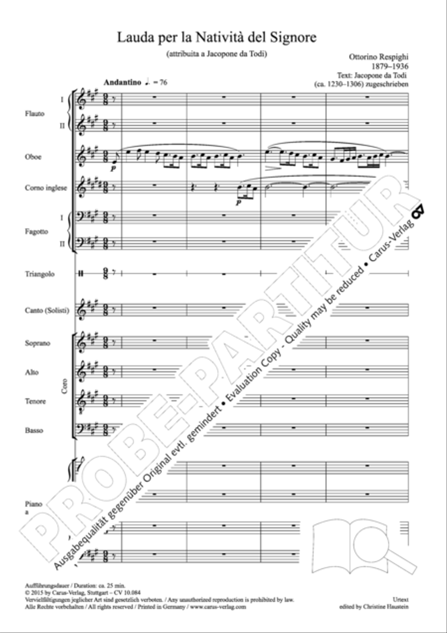 Lauda per la Nativita del Signore Divisi scores gallery preview page 14
