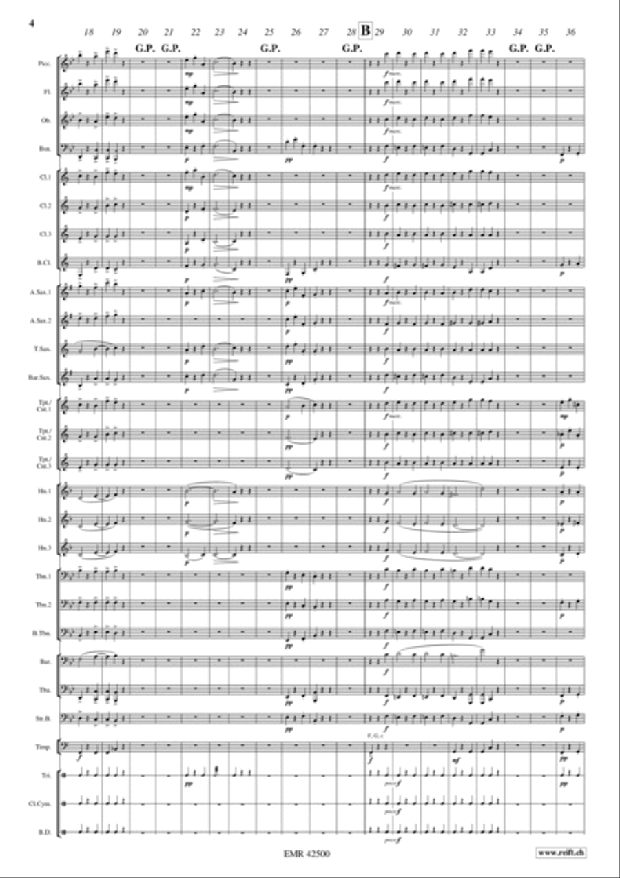 Il Pirata Il Pirata Concert Band scores gallery preview page 4