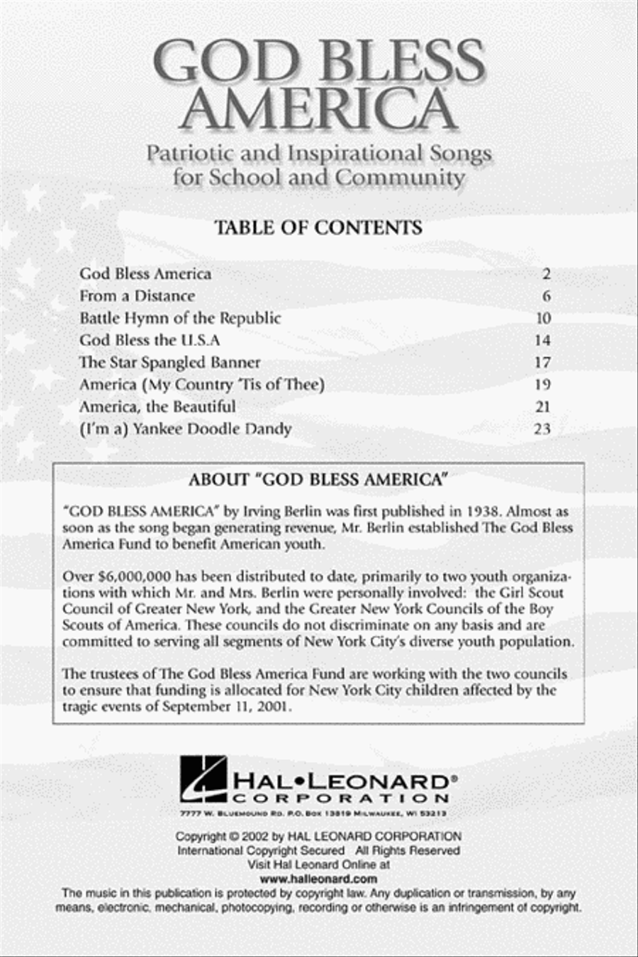 God Bless America® (Patriotic Collection) Choir scores gallery preview page 2