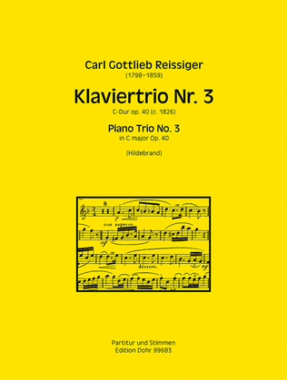 Klaviertrio Nr. 3 C-Dur op. 40 (ca. 1826)