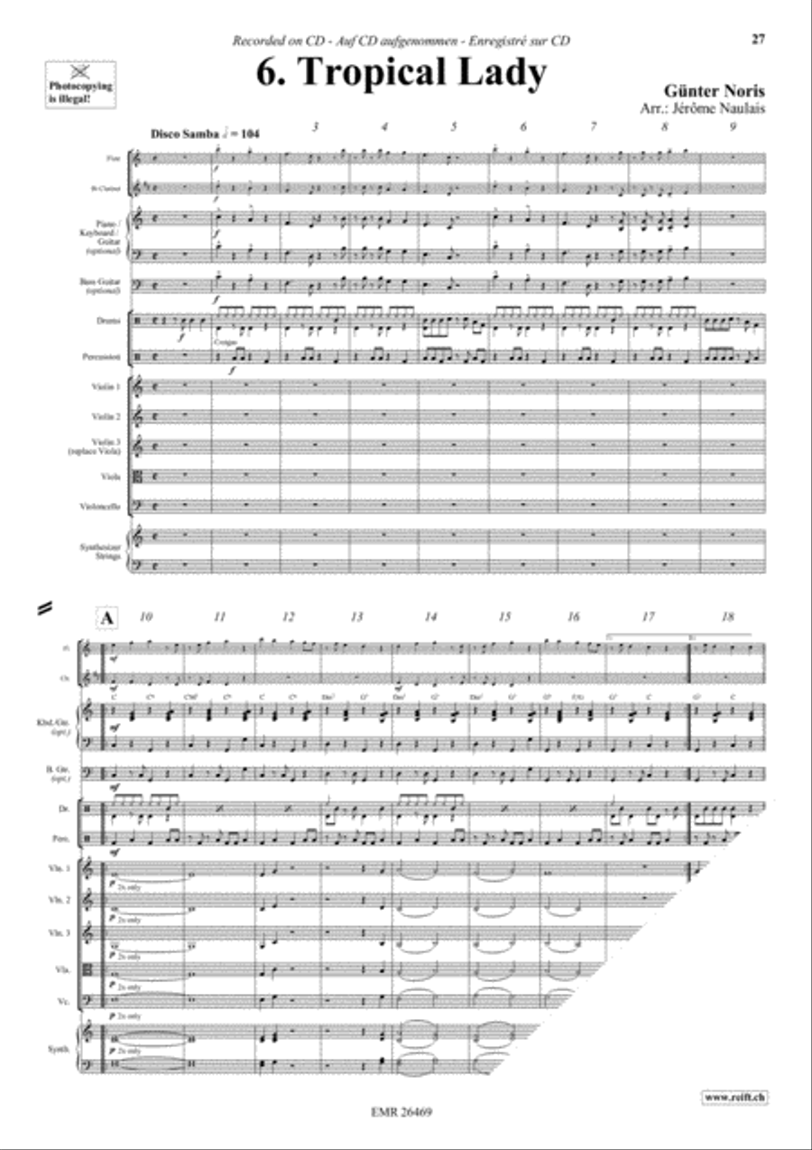 Let's Dance Volume 5 Let's Dance Volume 5 Woodwind Ensemble scores gallery preview page 8