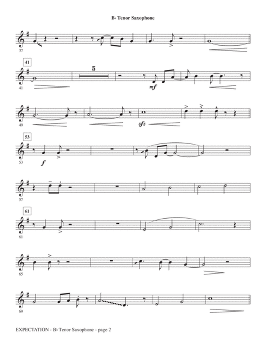 Expectation - Tenor Sax (Trombone 2 sub)