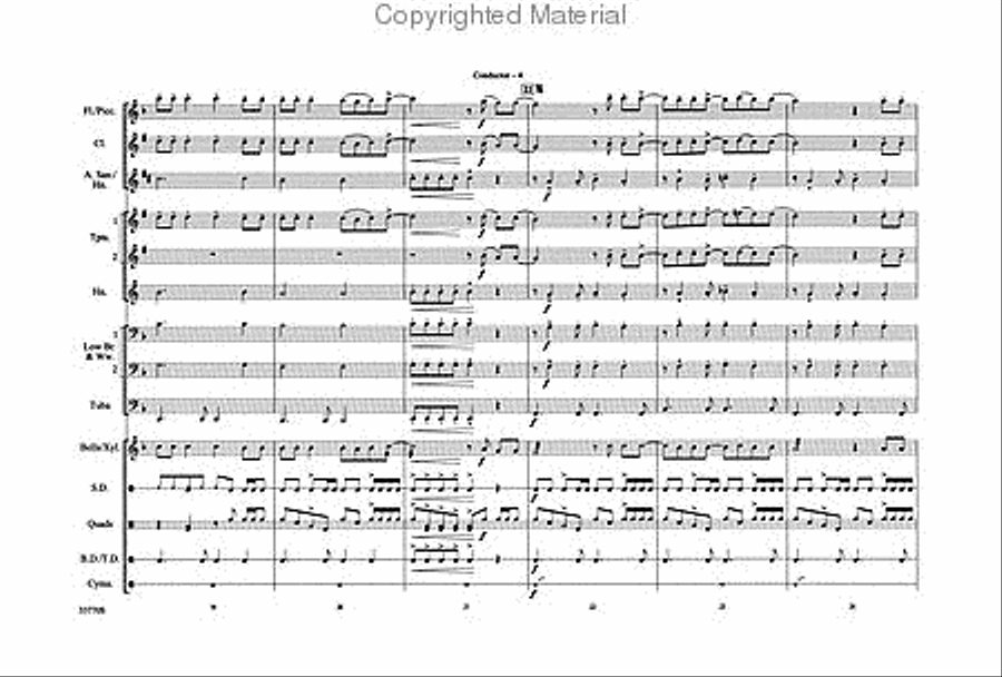Glory Days Glory Days Marching Band scores gallery preview page 3