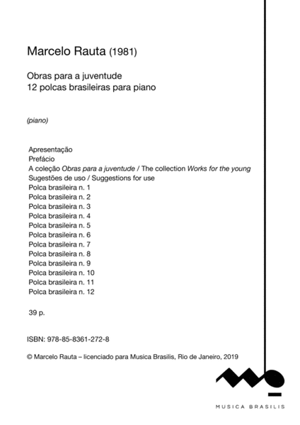 12 polcas brasileiras para piano