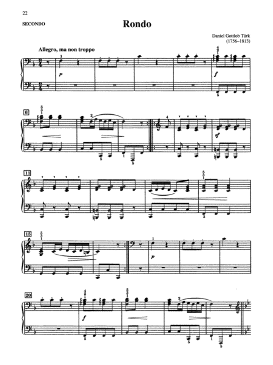 Duet Classics for Piano, Book 3 Small Ensemble scores gallery preview page 5