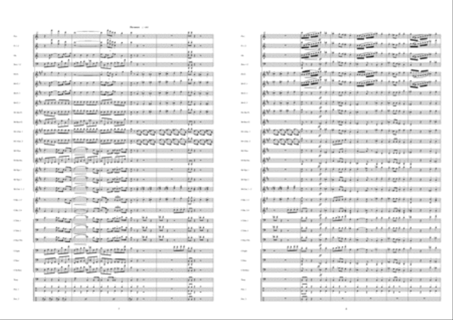 Viva Verdi Fanfare Band scores gallery preview page 5