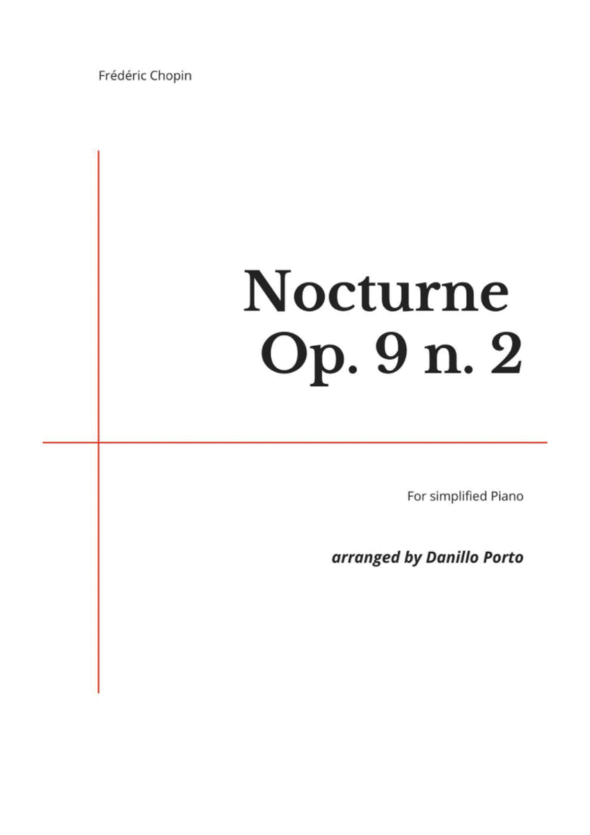 F. Chopin - Nocturne Op.9 N. 2 - Piano Easy image number null
