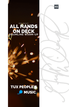 Book cover for All Hands on Deck (Drumline Warm-up)