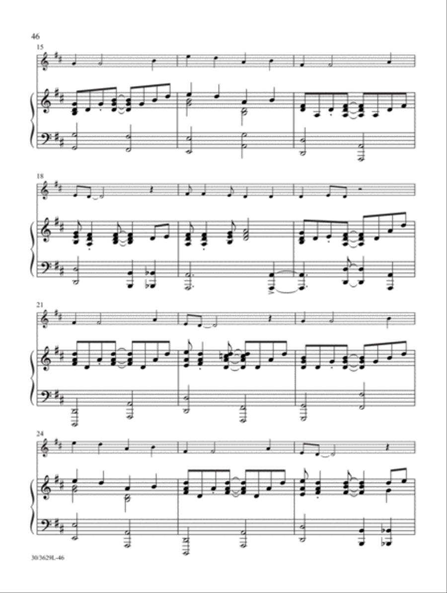 Trumpet Solos for Christmas Trumpet Solo scores gallery preview page 16