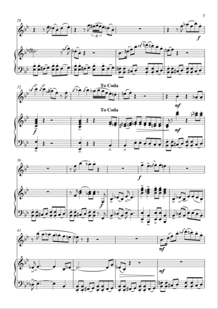 Baby Elephant Walk Piccolo scores gallery preview page 4