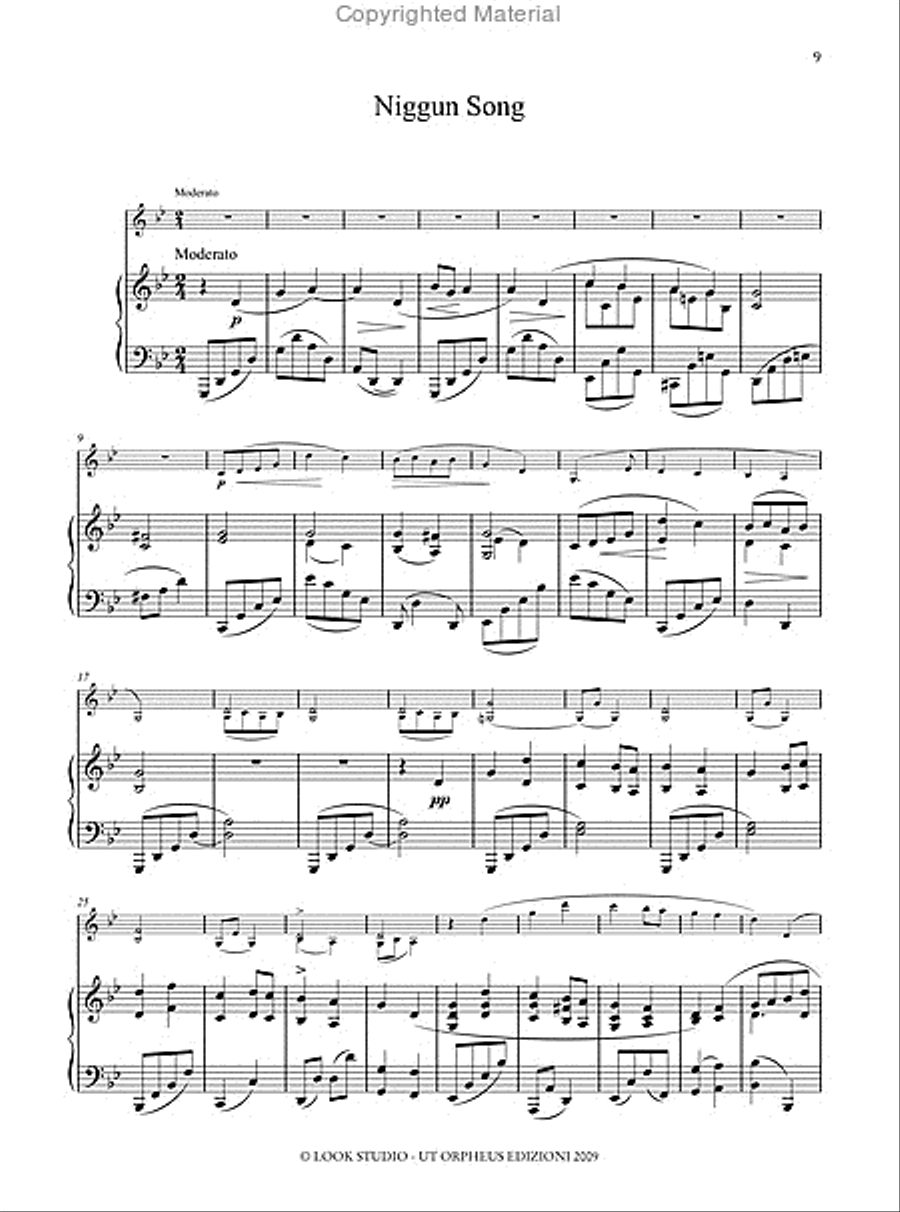 12 Jewish Songs for Violin and Piano (2006) Violin Solo scores gallery preview page 4