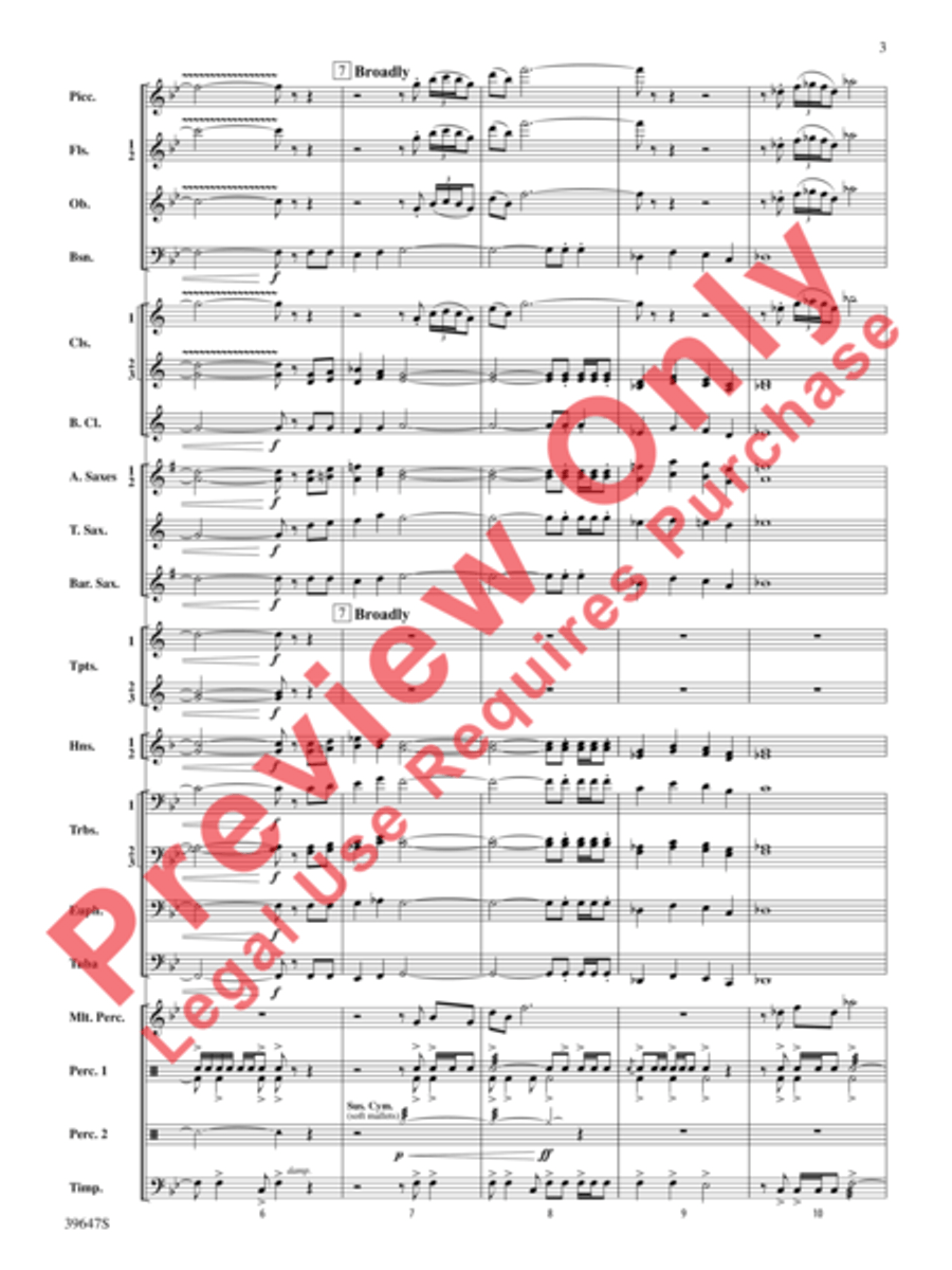 Oak Island Odyssey Concert Band scores gallery preview page 4