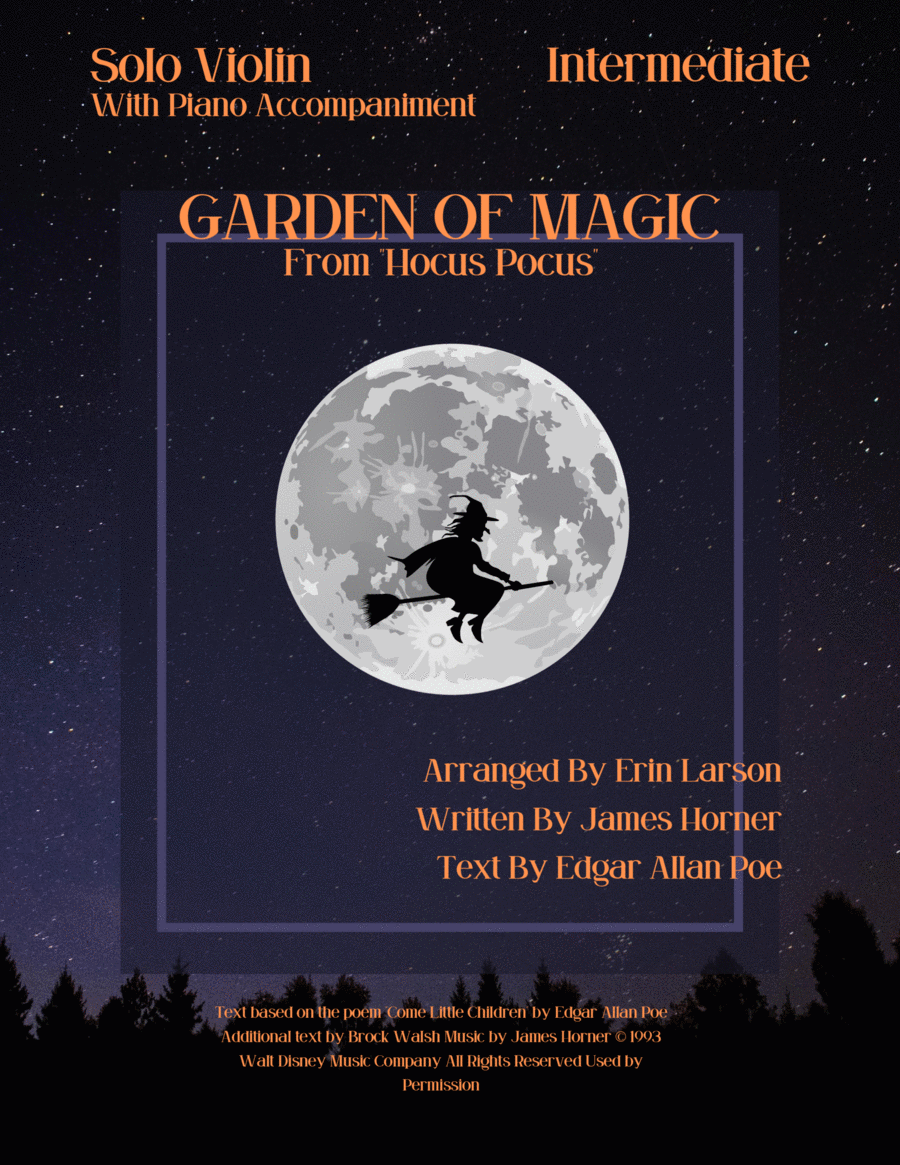 Garden Of Magic Violin Solo scores gallery preview page 1