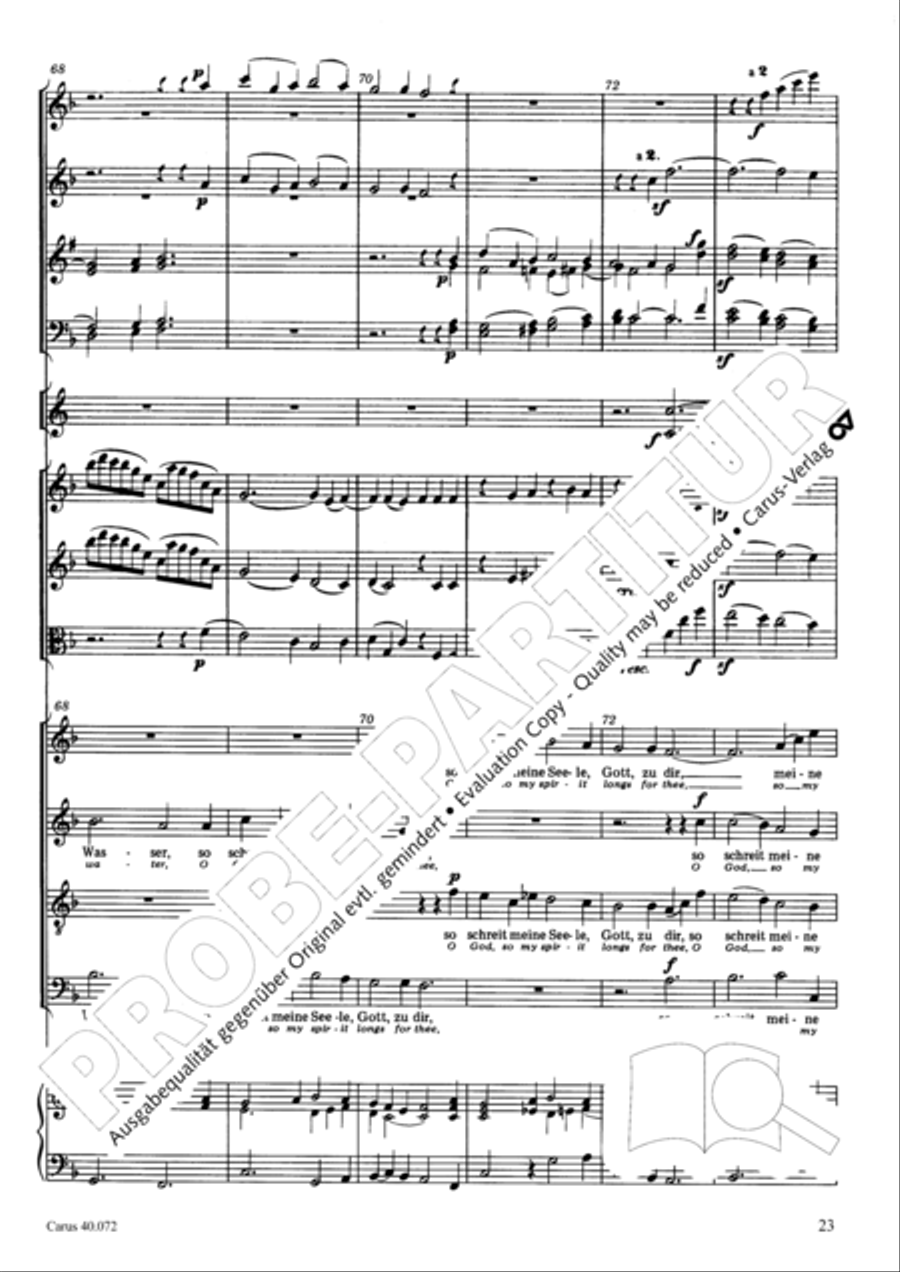 Psalm 42 Psalm 42 4-Part scores gallery preview page 23