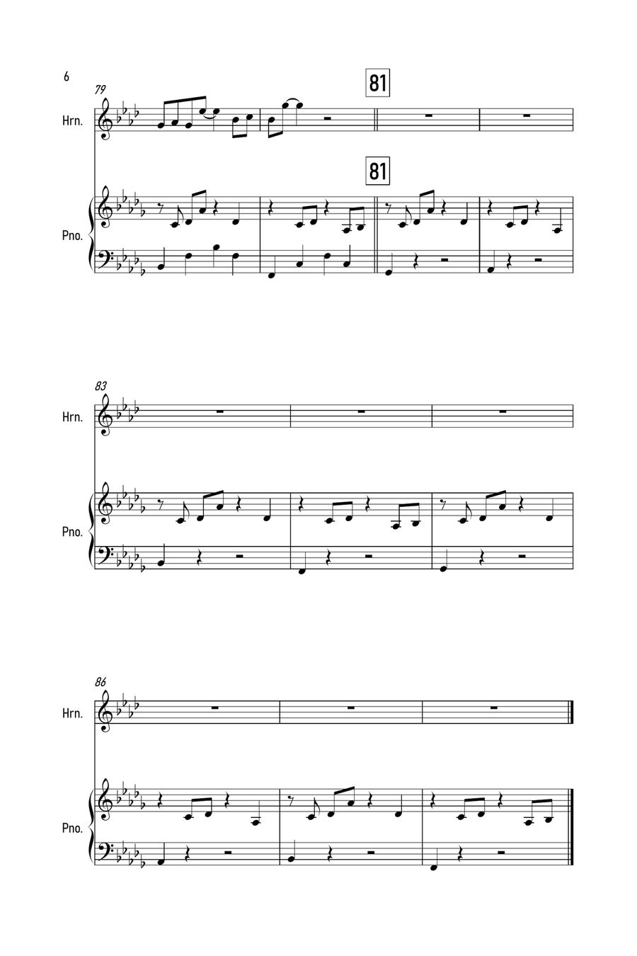 Stay Stay Piano scores gallery preview page 6
