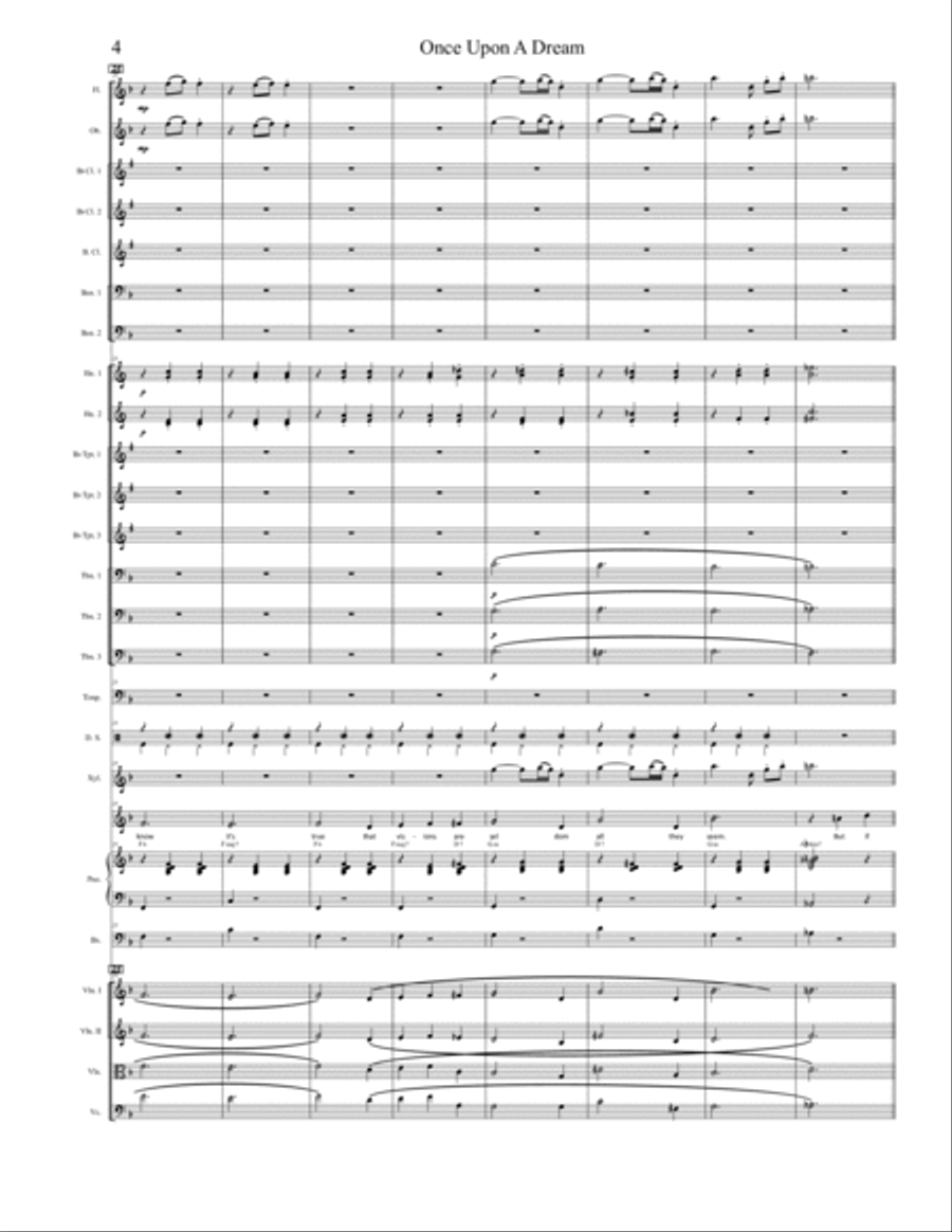 Once Upon A Dream Full Orchestra scores gallery preview page 5