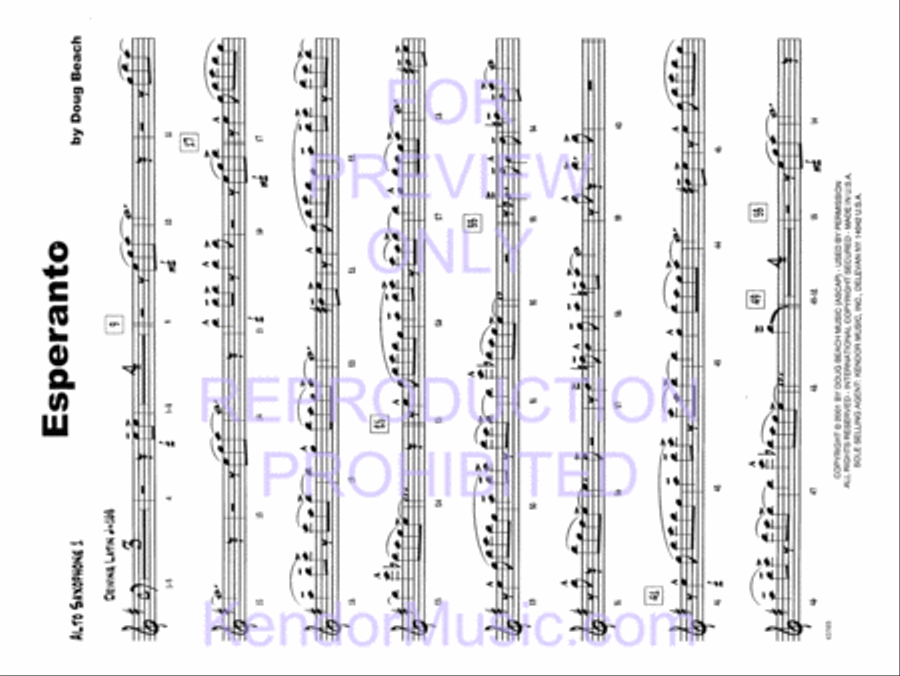 Esperanto Esperanto Jazz Ensemble scores gallery preview page 26