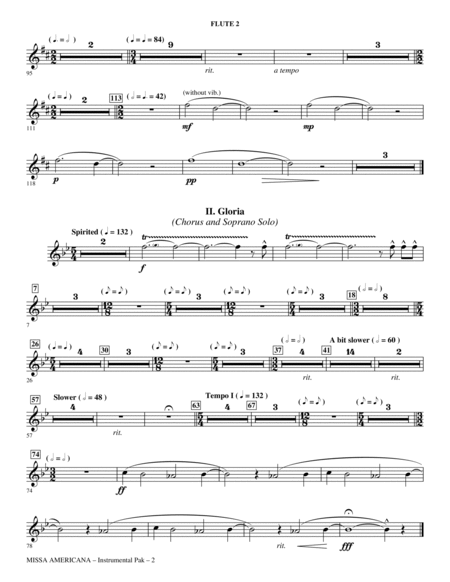 Missa Americana - Flute 2