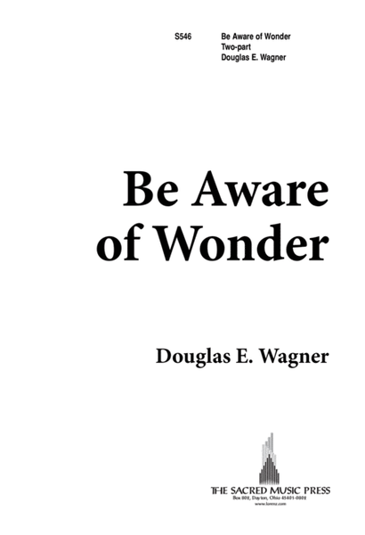 Be Aware of Wonder