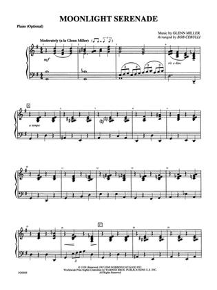Moonlight Serenade: Piano Accompaniment