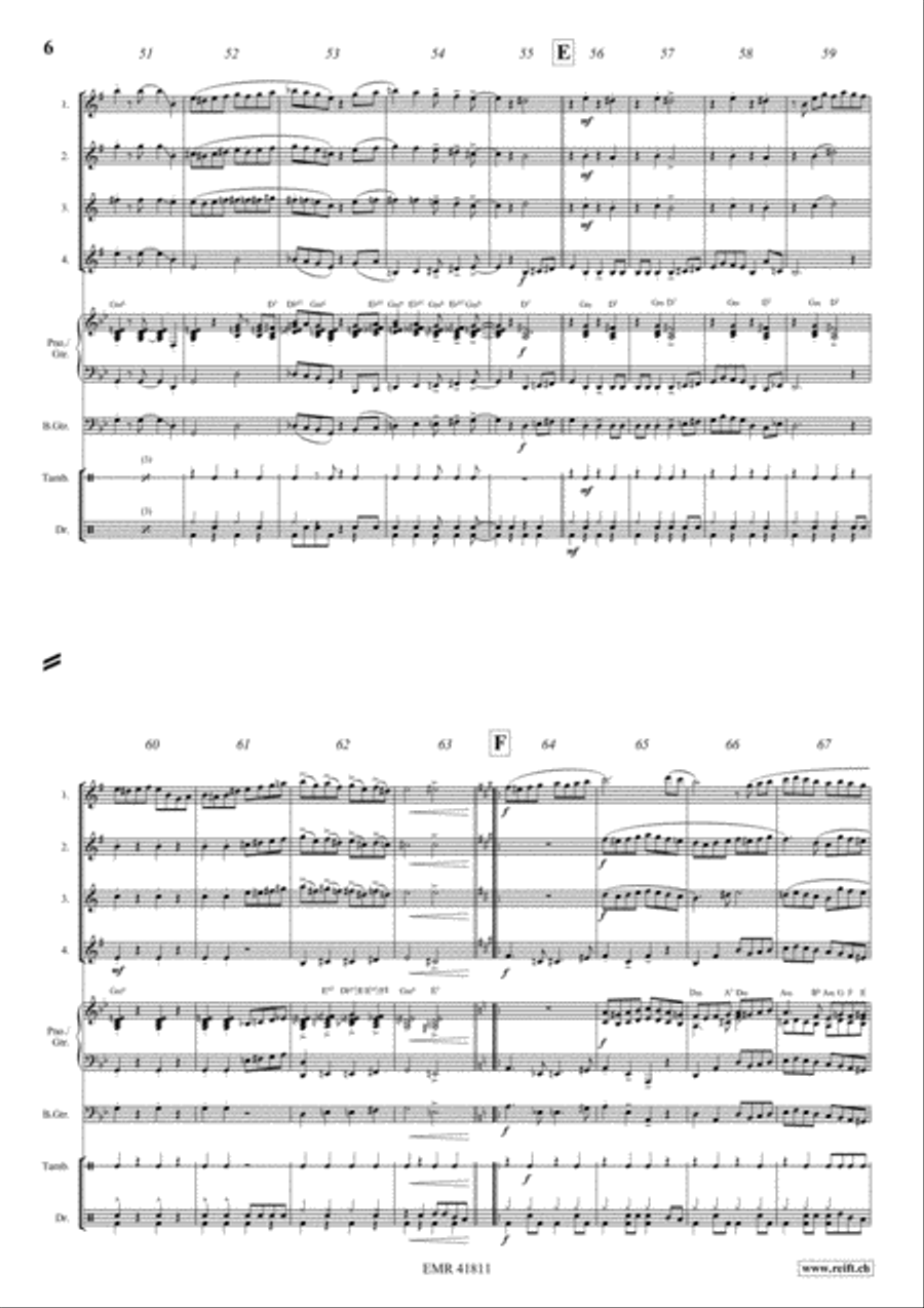 Fascinatin' Gospels Fascinatin' Gospels Saxophone scores gallery preview page 6