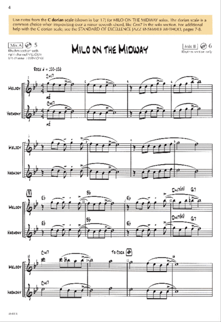 Standard of Excellence Jazz Combo Session-Flute Jazz Ensemble scores gallery preview page 2