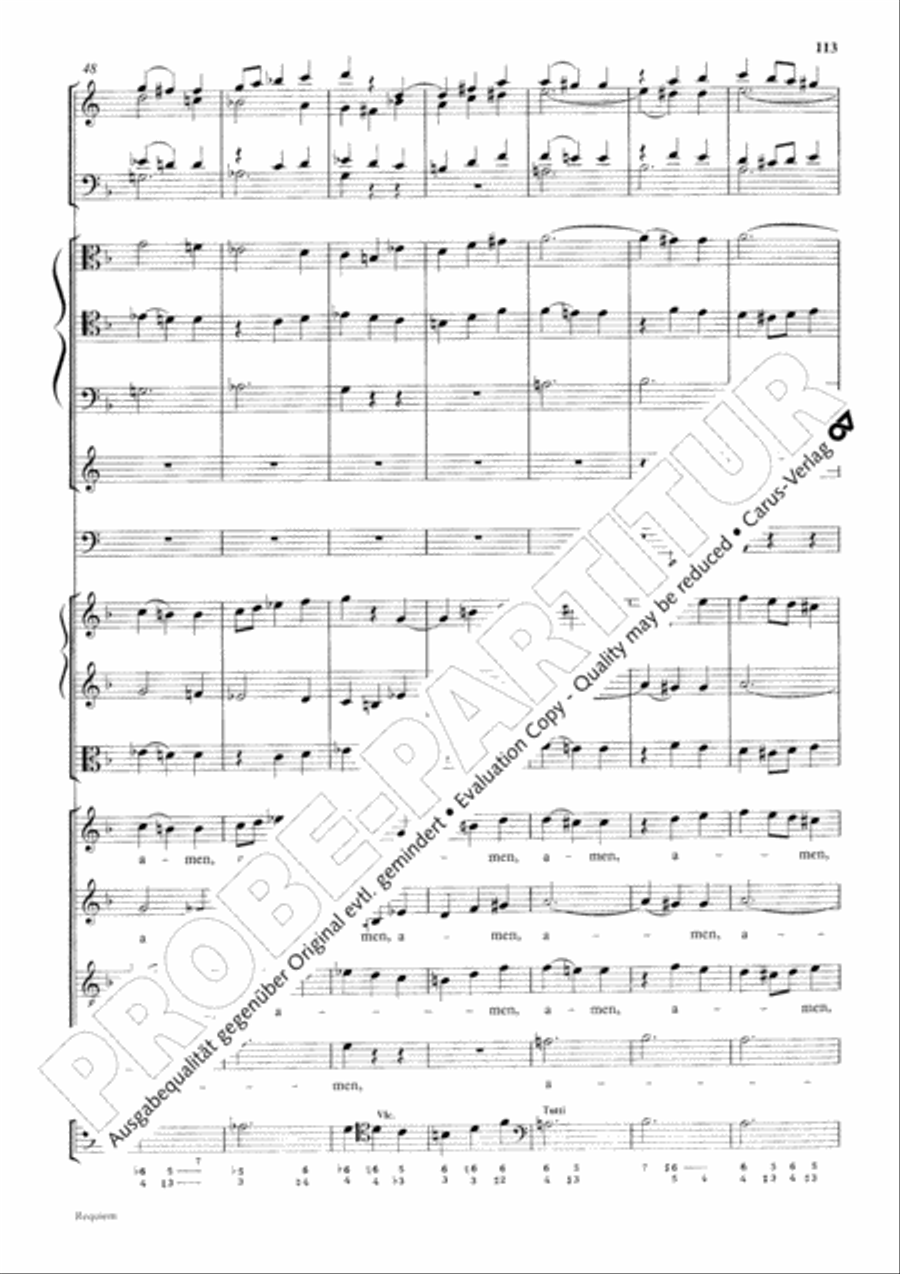 Requiem 4-Part scores gallery preview page 120
