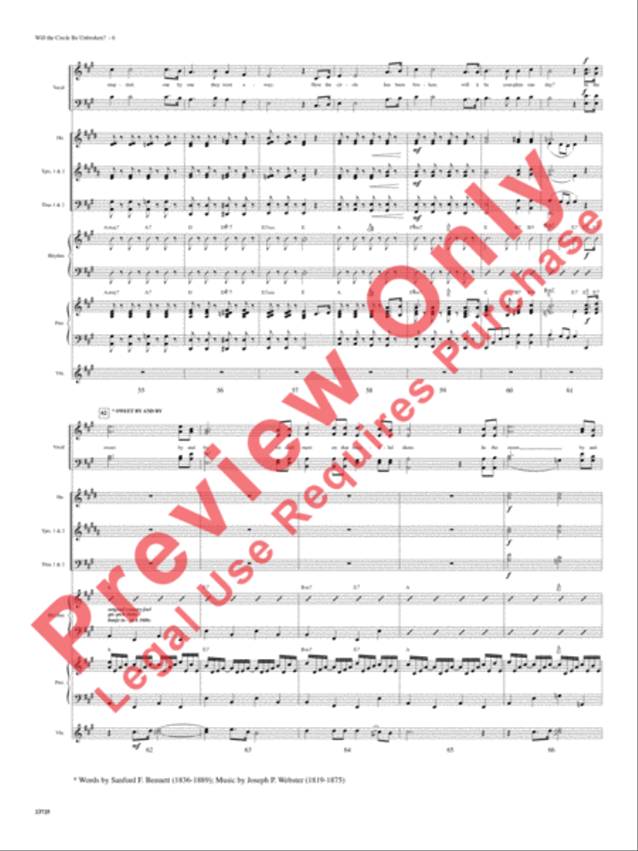 Will the Circle Be Unbroken? Choir scores gallery preview page 7
