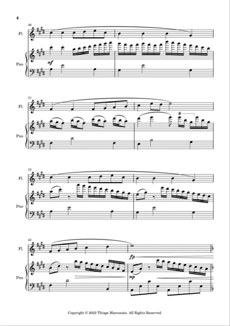 Always Cheerful Flute Solo scores gallery preview page 4