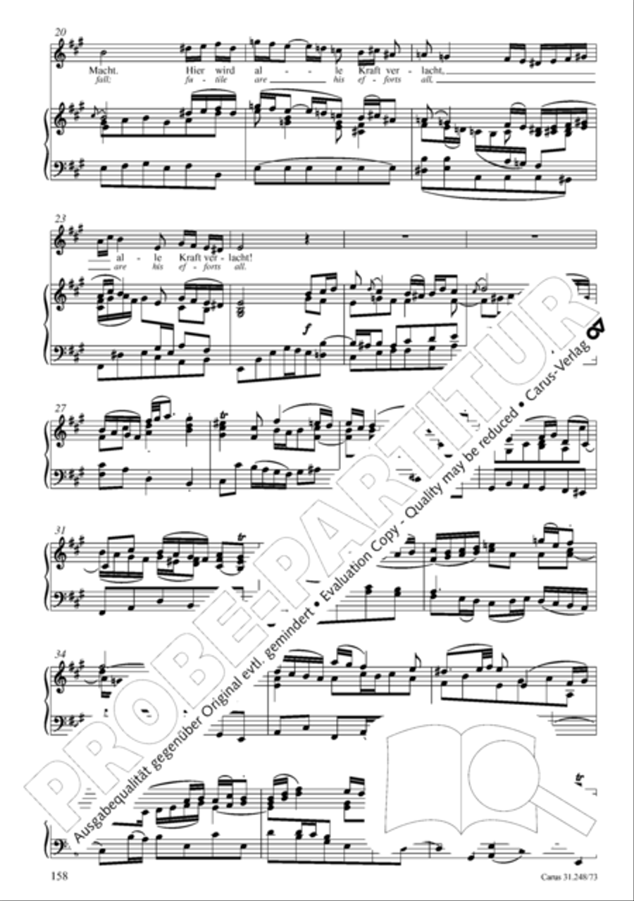 Christmas Oratorio (Weihnachtsoratorium, Teile IV-VI) 4-Part scores gallery preview page 79