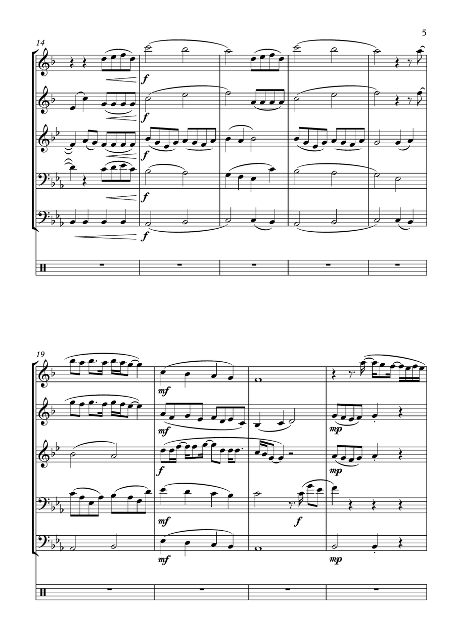 Talking To The Moon Small Ensemble scores gallery preview page 5