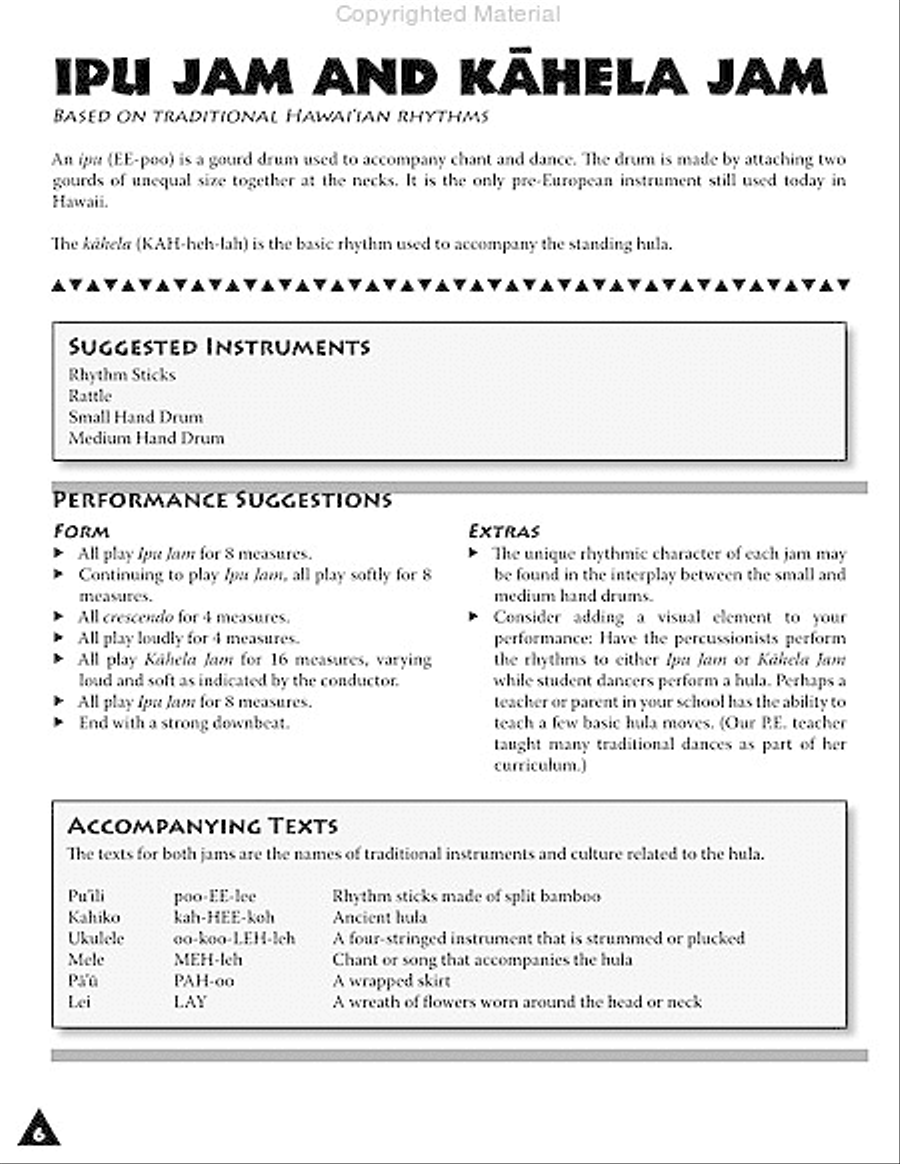 Just Jams Orff Instrument scores gallery preview page 3