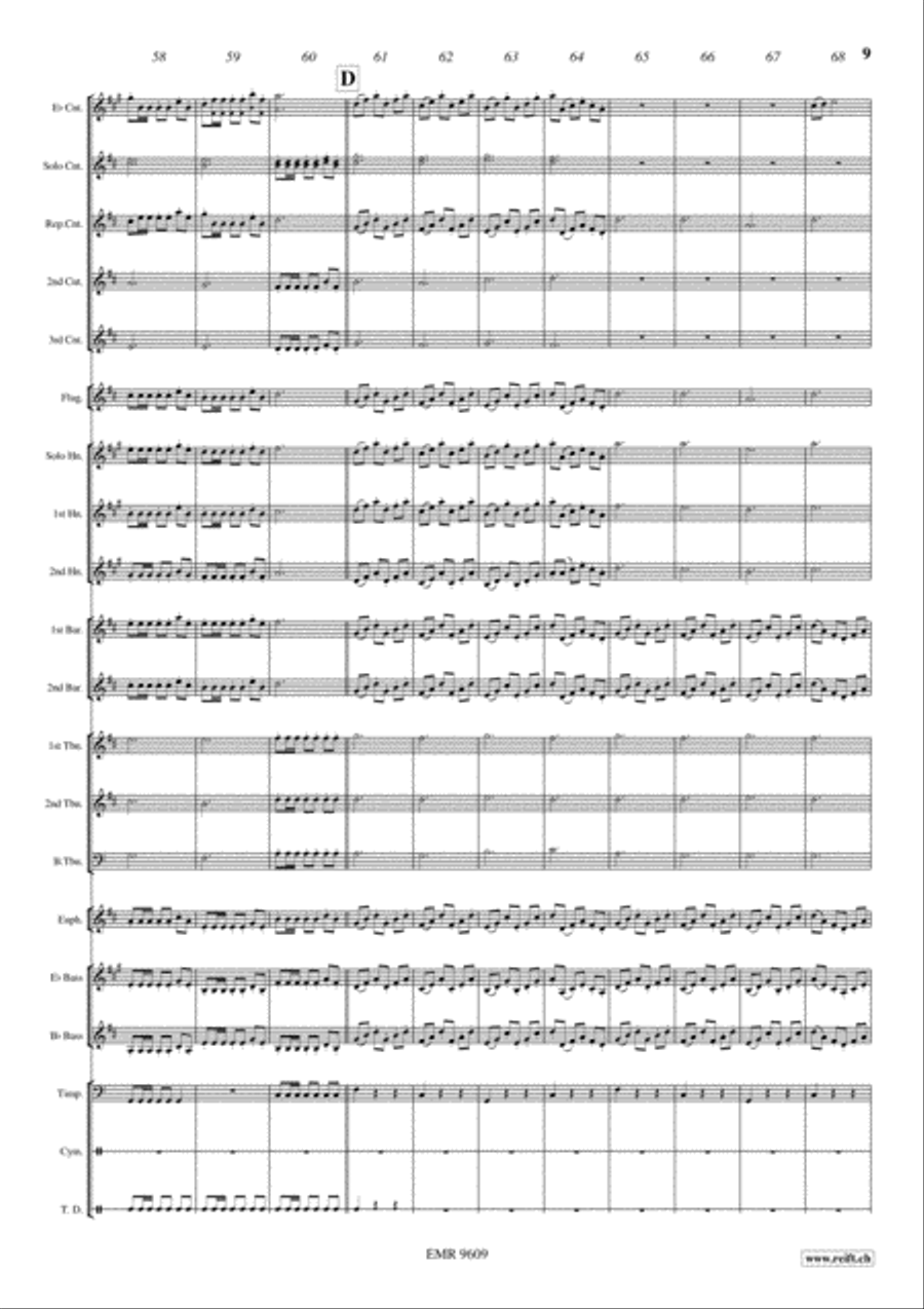 Fireworks Highlights Brass Band scores gallery preview page 10