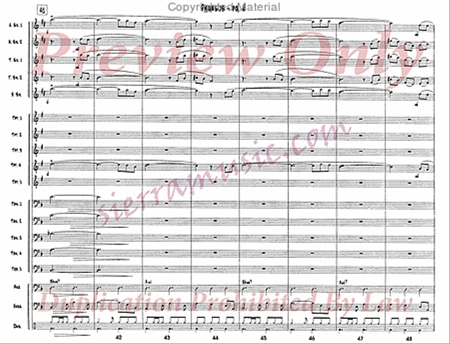 Pegasus Pegasus Jazz Ensemble scores gallery preview page 7