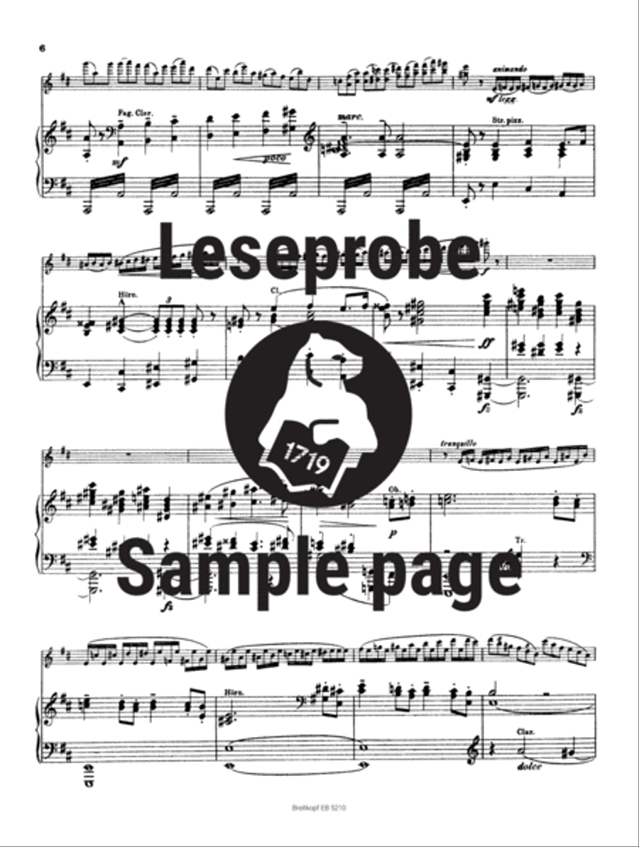 Violin Concerto in D major Op. 35a K 243 Violin Solo scores gallery preview page 5