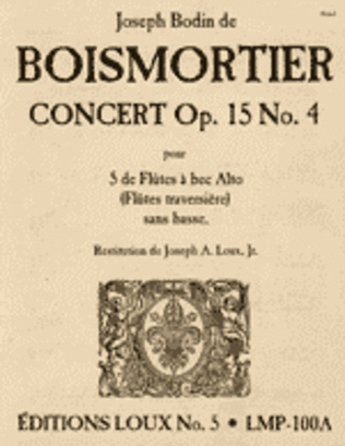 Concert Op. 15, No. 4 (Alto 1 part)