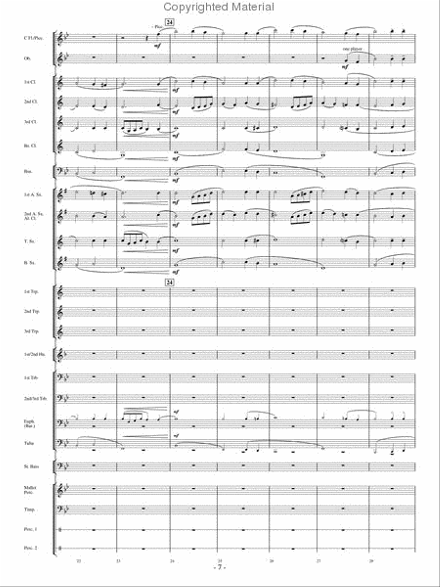 Flight of Valor Concert Band scores gallery preview page 6