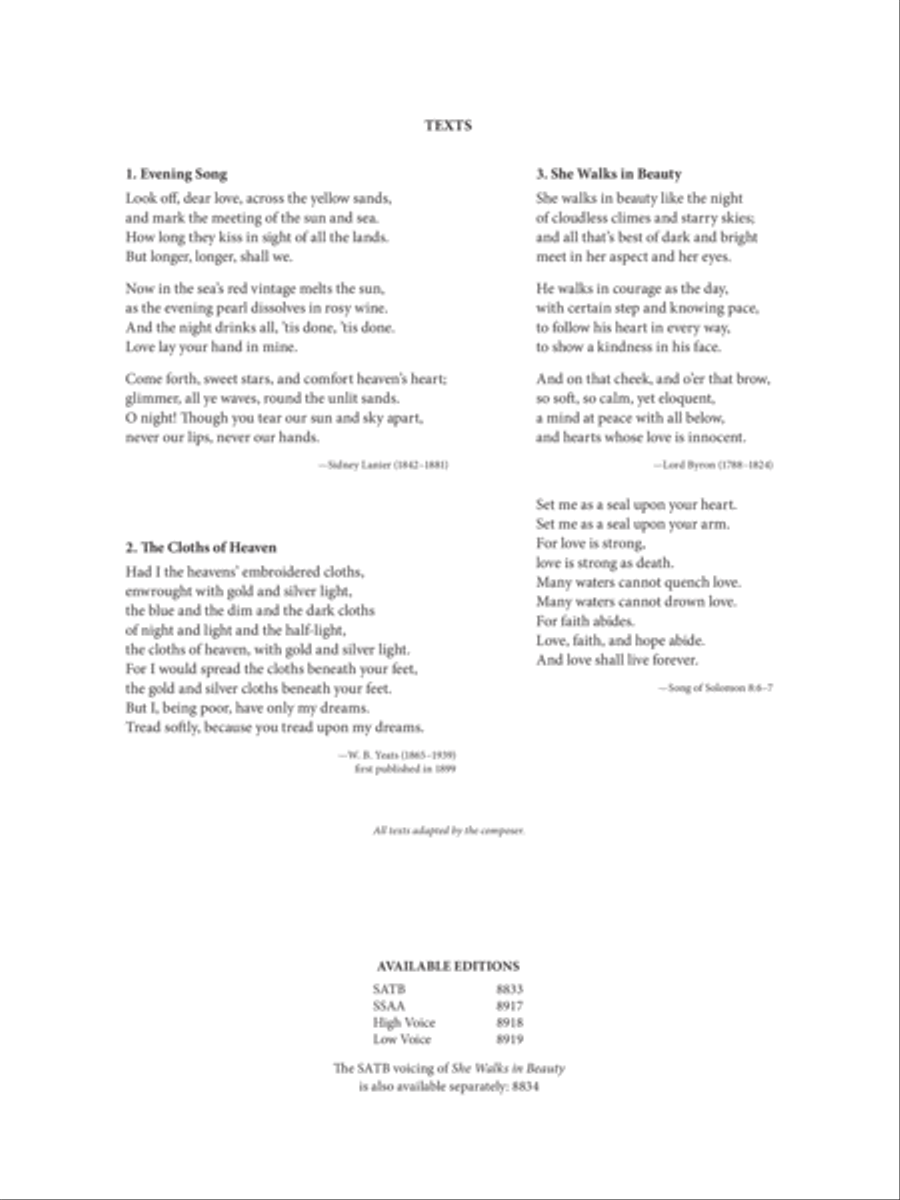 Love Shall Live Forever Low Voice scores gallery preview page 3