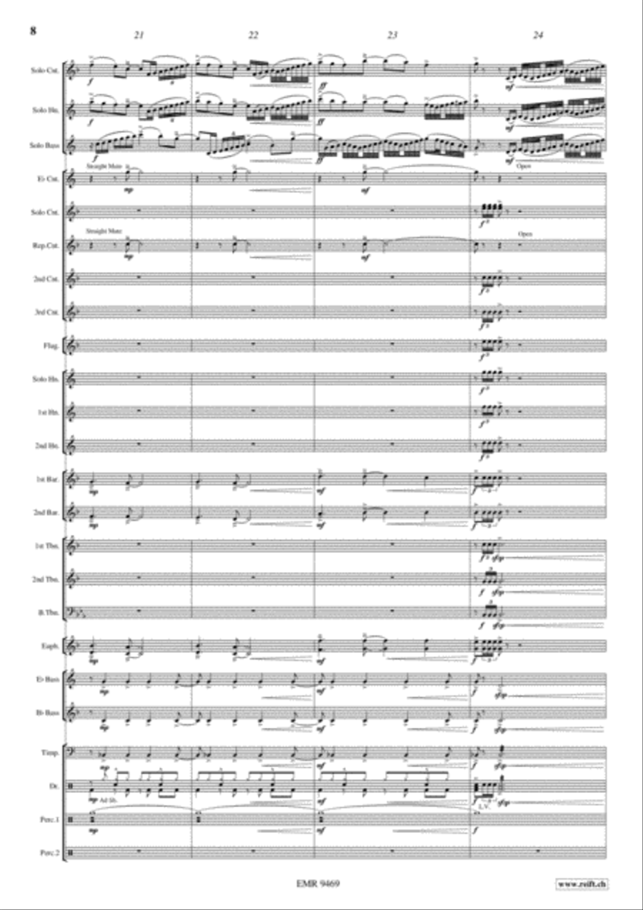 Three Stars In The Sky Brass Trio scores gallery preview page 8
