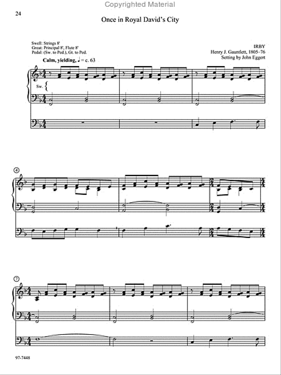 Carols for the Nativity: Nine Carol Settings for Organ Organ Solo scores gallery preview page 9